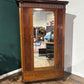 Antique Continental Walnut & Mahogany Wardrobe5