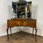 Vintage Walnut Veneered Triptych Mirror Dressing Table