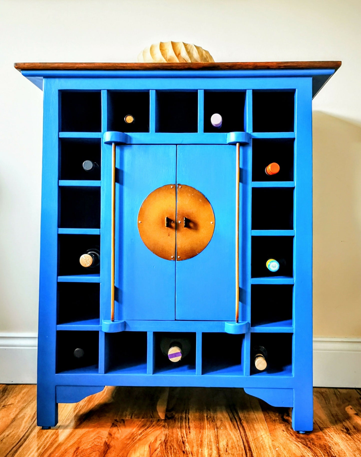 Shanghai Style Wine Rack and Cabinet