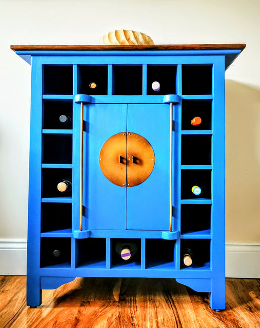 Shanghai Style Wine Rack and Cabinet