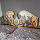 “Sleepy Owls” King Sized Mahogany Bed Head