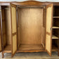 Wardrobe Vintage French Louis XVI Style Oak Four Door Carved Armoire LOT 6131