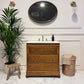 Oak Bureau Vintage Vanity Unit