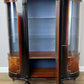 Cabinet Vintage French Style Empire Display Cabinet Marble Top Glass LOT 4977