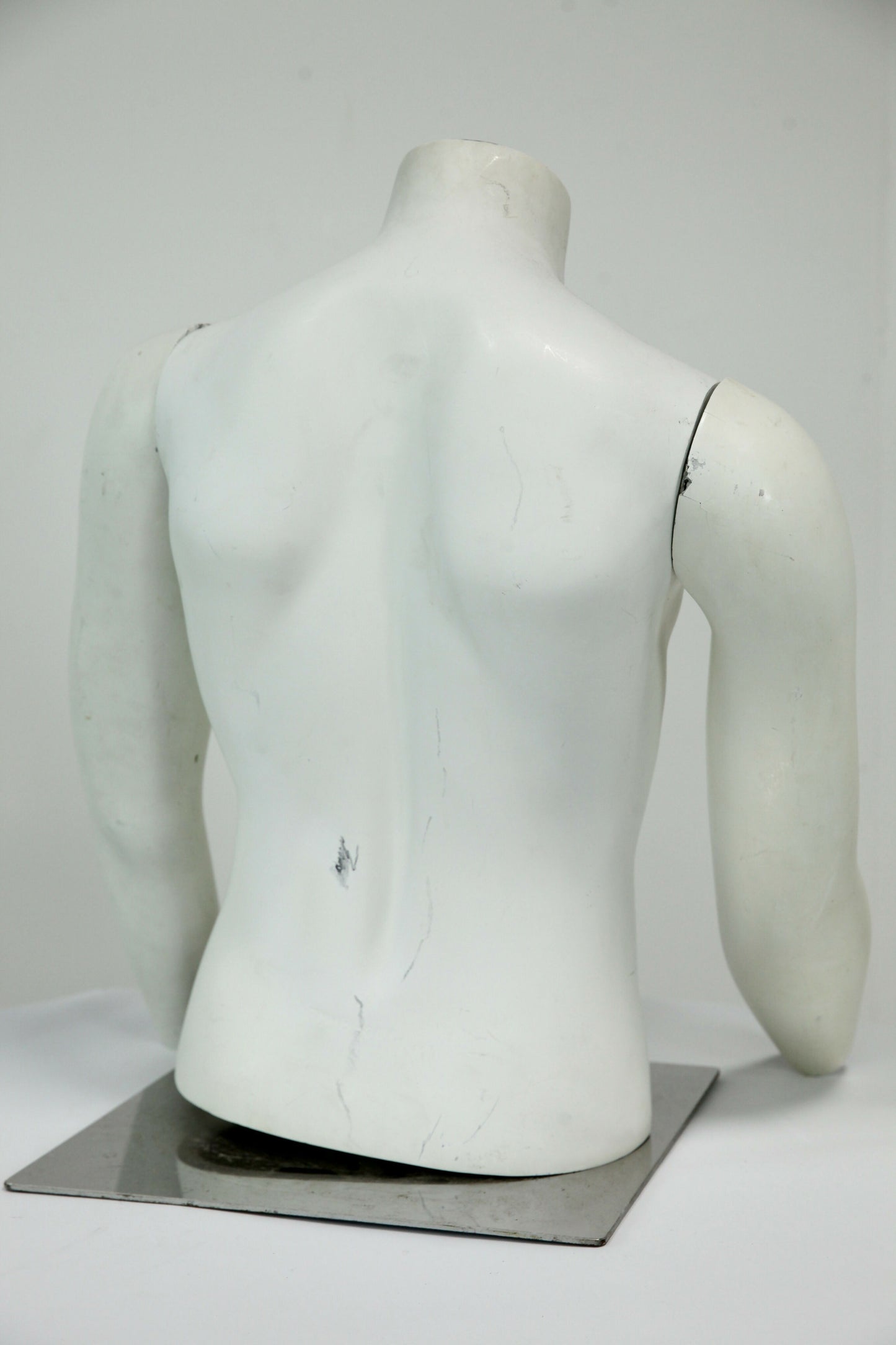 Male Mannequin With Chrome Stand Removable Arms FREE UK Delivery. SBR4734/1604XX