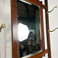Vintage Oak Hall Coat Stand with Mirror & Storage