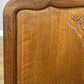 Bed Vintage French Louis XVI Oak Single Bed Frame Carved Headboard LOT 6389