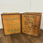 Pair of Vintage Kenyan Tea Shipping Chests / Boxes