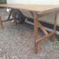Vintage Pine Trestle Table