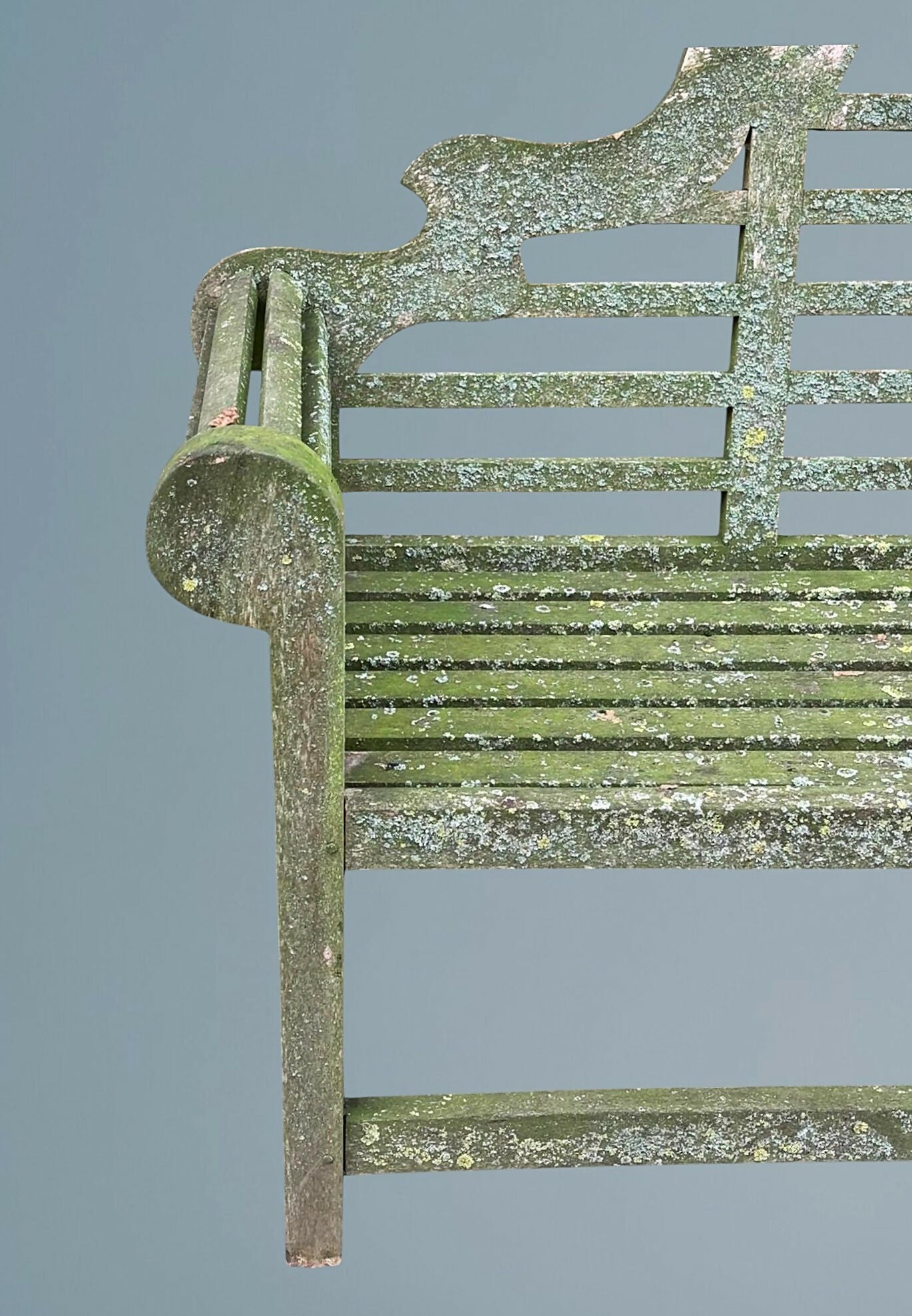 Hardwood Weathered Lutyens Style Garden Bench