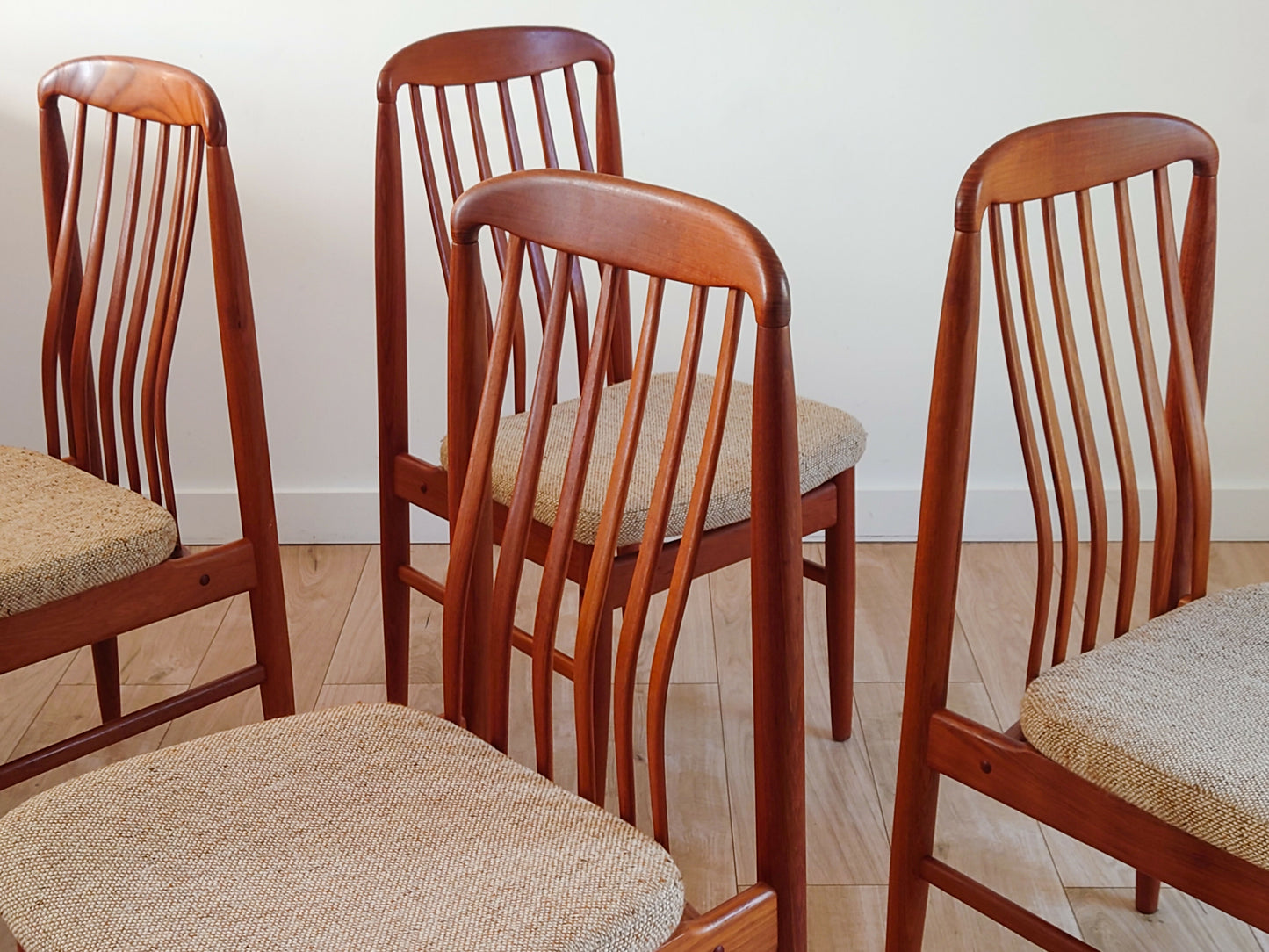 Benny Linden Mid century teak dining chairs