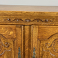 Cabinet Vintage French Louis XVI Style Oak Cupboard Carved Sideboard LOT 4017