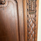 Wardrobe Antique French Style Walnut Two Door Carved Armoire LOT 6499