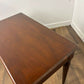 Reproduction Mahogany Storage Table with Lift-Up Top
