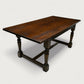 Old Charm Exeter Solid Oak Dining Table Tudor Brown VGC Seats 8 FREE UK Delivery. SBR10334/1504E