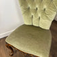 Pair Of Reproduction Upholstered Bedroom Chairs
