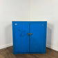 Vintage Rustic Blue Wooden Cupboard