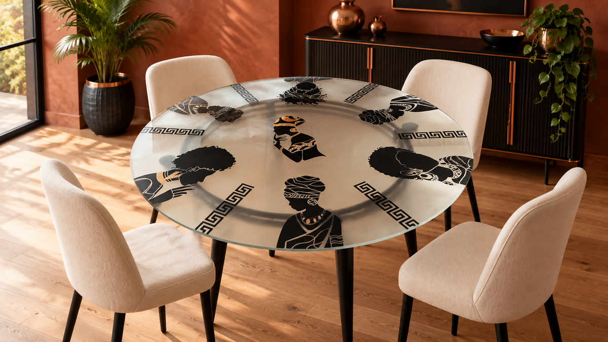 THE AFRICAN ASPECTS UPCYCLED – ONE-OFF FURNITURE ART Who's Head of the Table?
