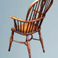 19th Century High Back Yew Wood Windsor Armchair