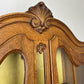 Bookcase Vintage French Louis XVI Oak Display Cabinet Carved Sideboard LOT 6282