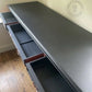 Statement Black and Copper Sideboard Solid Wood