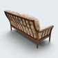 Ercol Style 3str Sofa Settee Removable Covers VGC Vintage FREE UK Delivery*