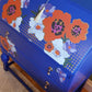 Blue writing bureau