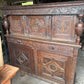 Heavily Carved Antique Court Cupboard