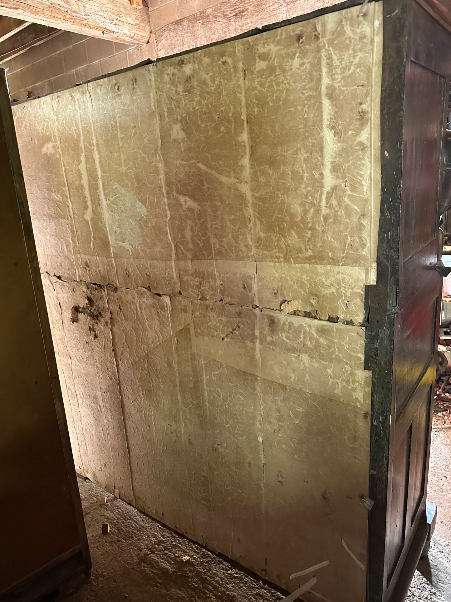 Heavily Carved Antique Court Cupboard