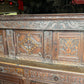 Heavily Carved Antique Court Cupboard