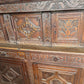 Heavily Carved Antique Court Cupboard