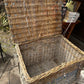Two Vintage Wicker Storage Baskets