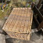 Two Vintage Wicker Storage Baskets