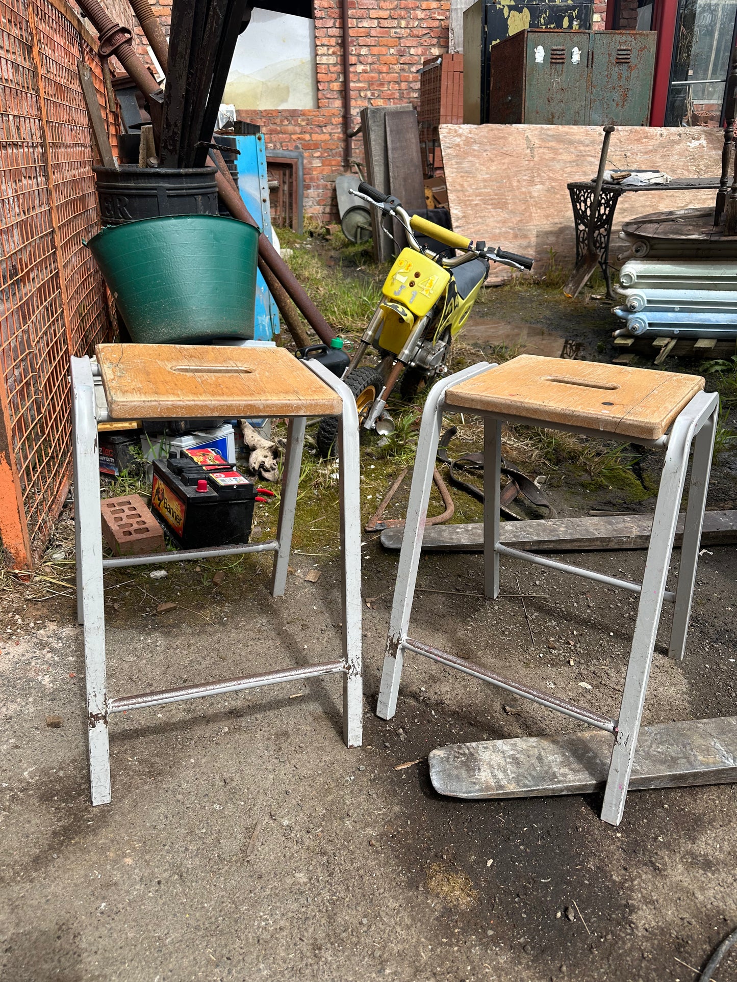 Vintage School Stools