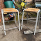 Vintage School Stools