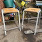 Vintage School Stools