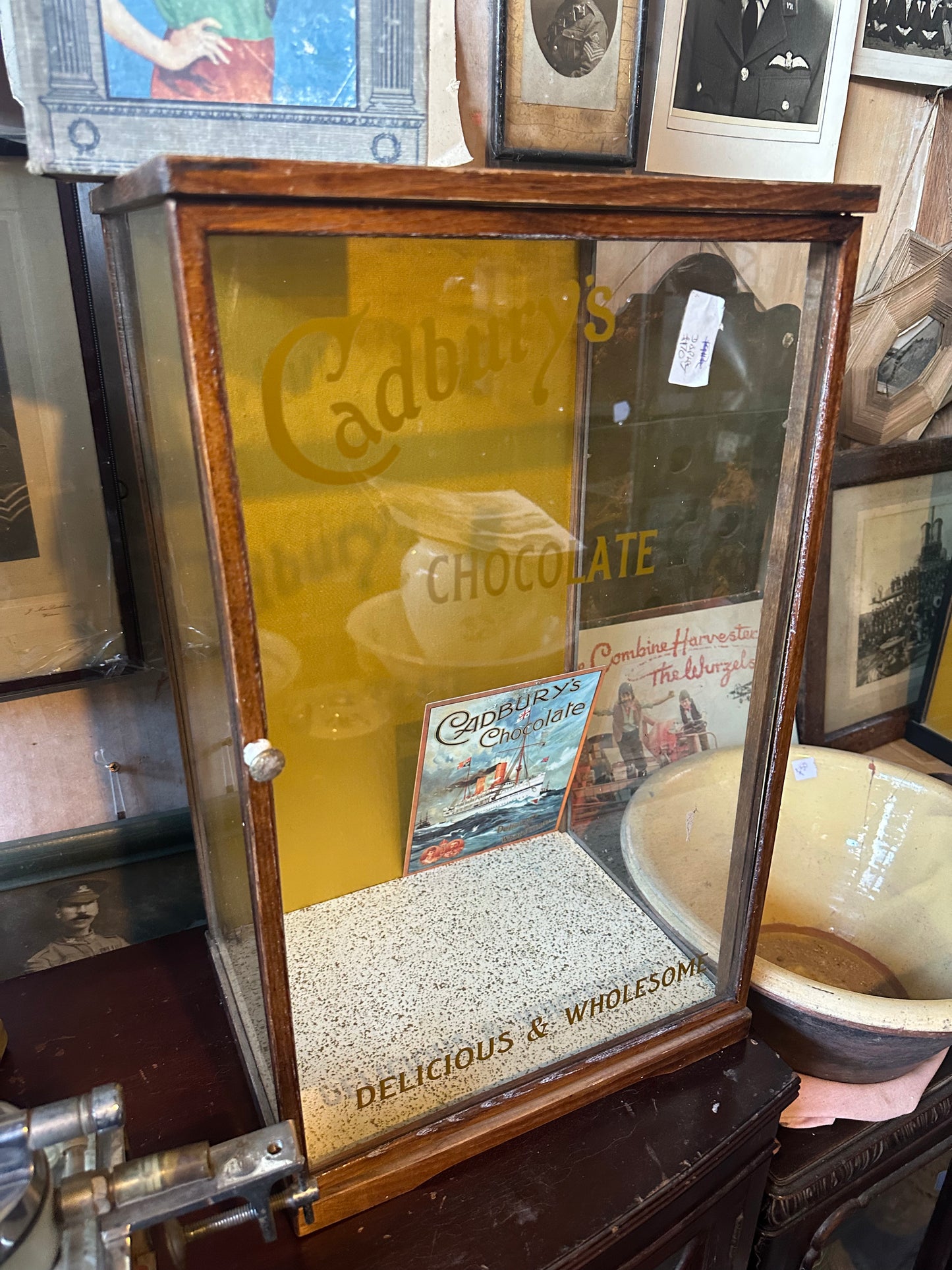 Nice Antique Glass Display Cabinet