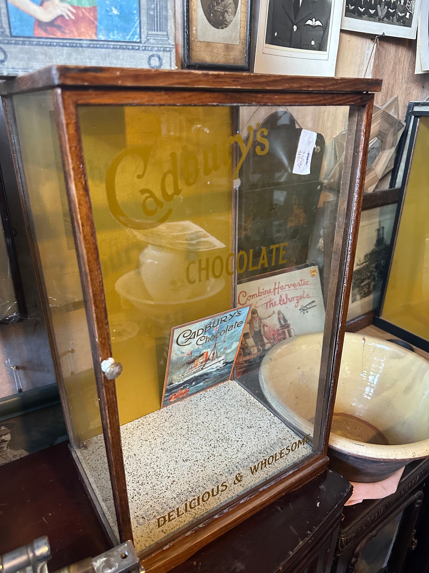 Nice Antique Glass Display Cabinet