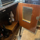 Vintage Drinks Cabinet With Glass Top