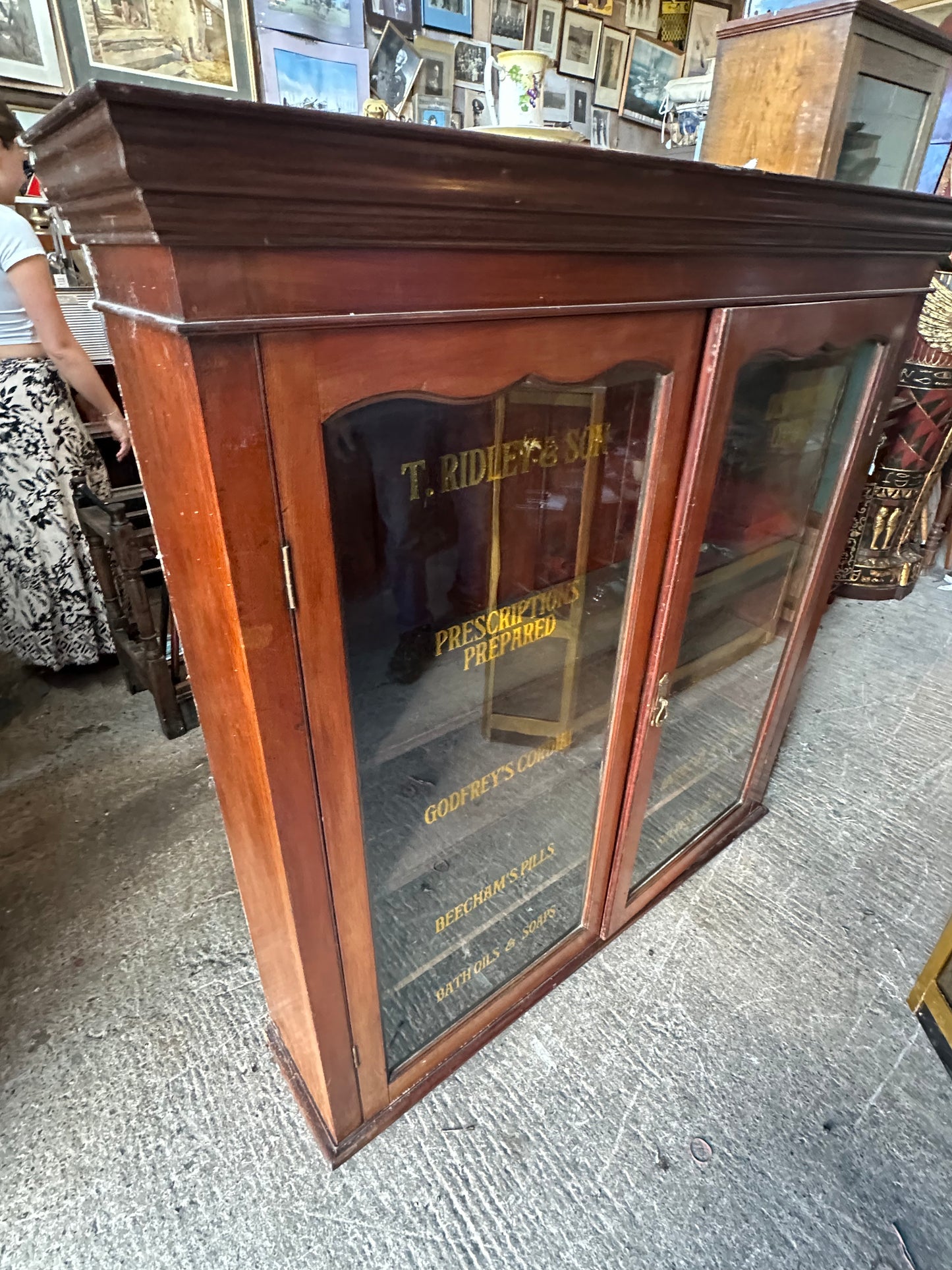 Antique Chemists Cabinet