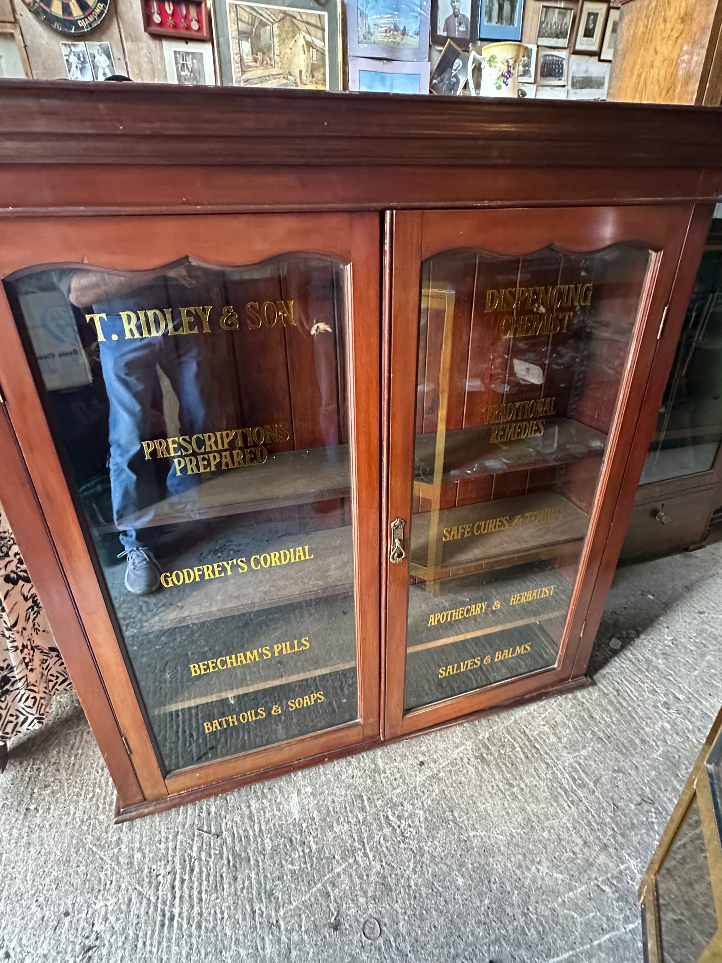Antique Chemists Cabinet