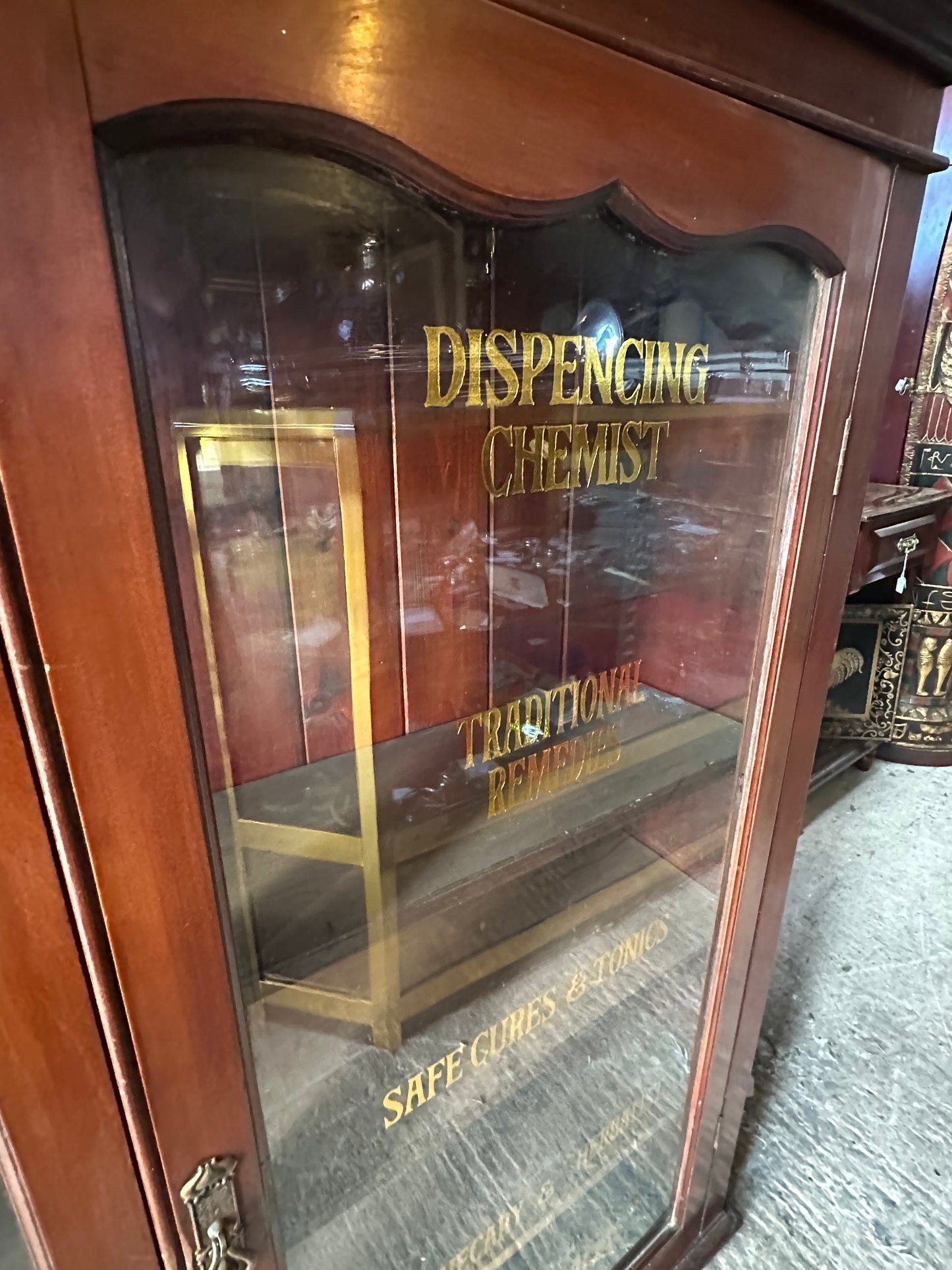 Antique Chemists Cabinet