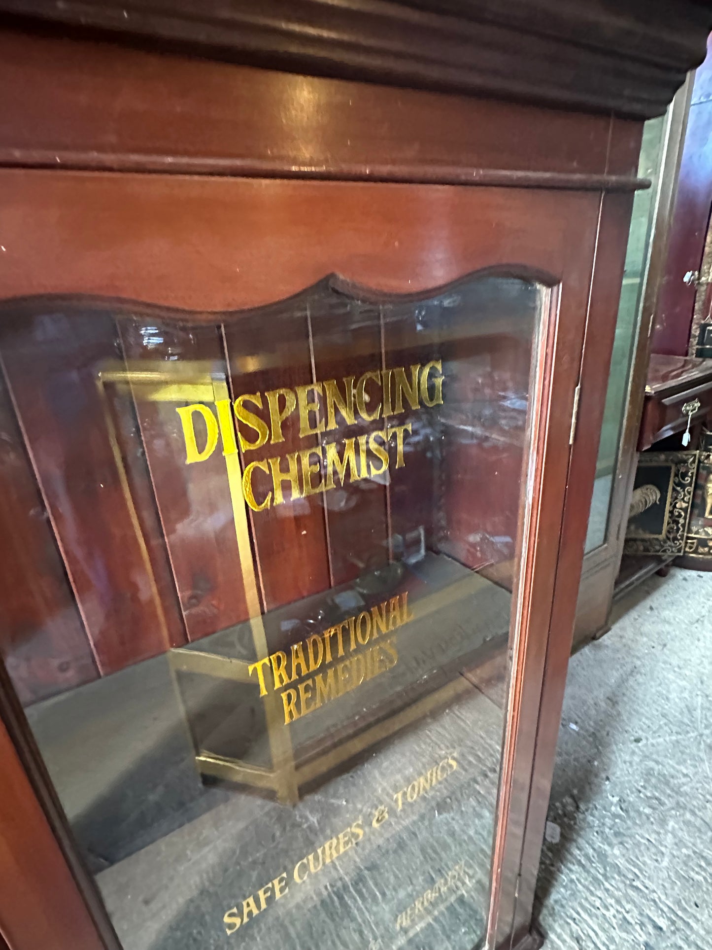 Antique Chemists Cabinet