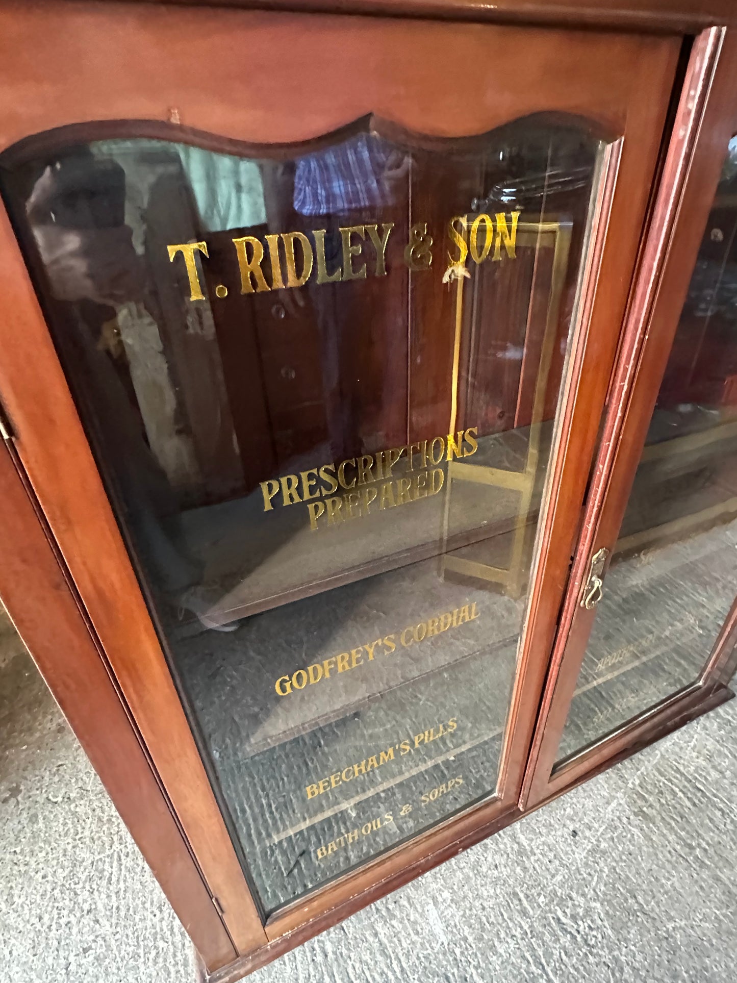 Antique Chemists Cabinet