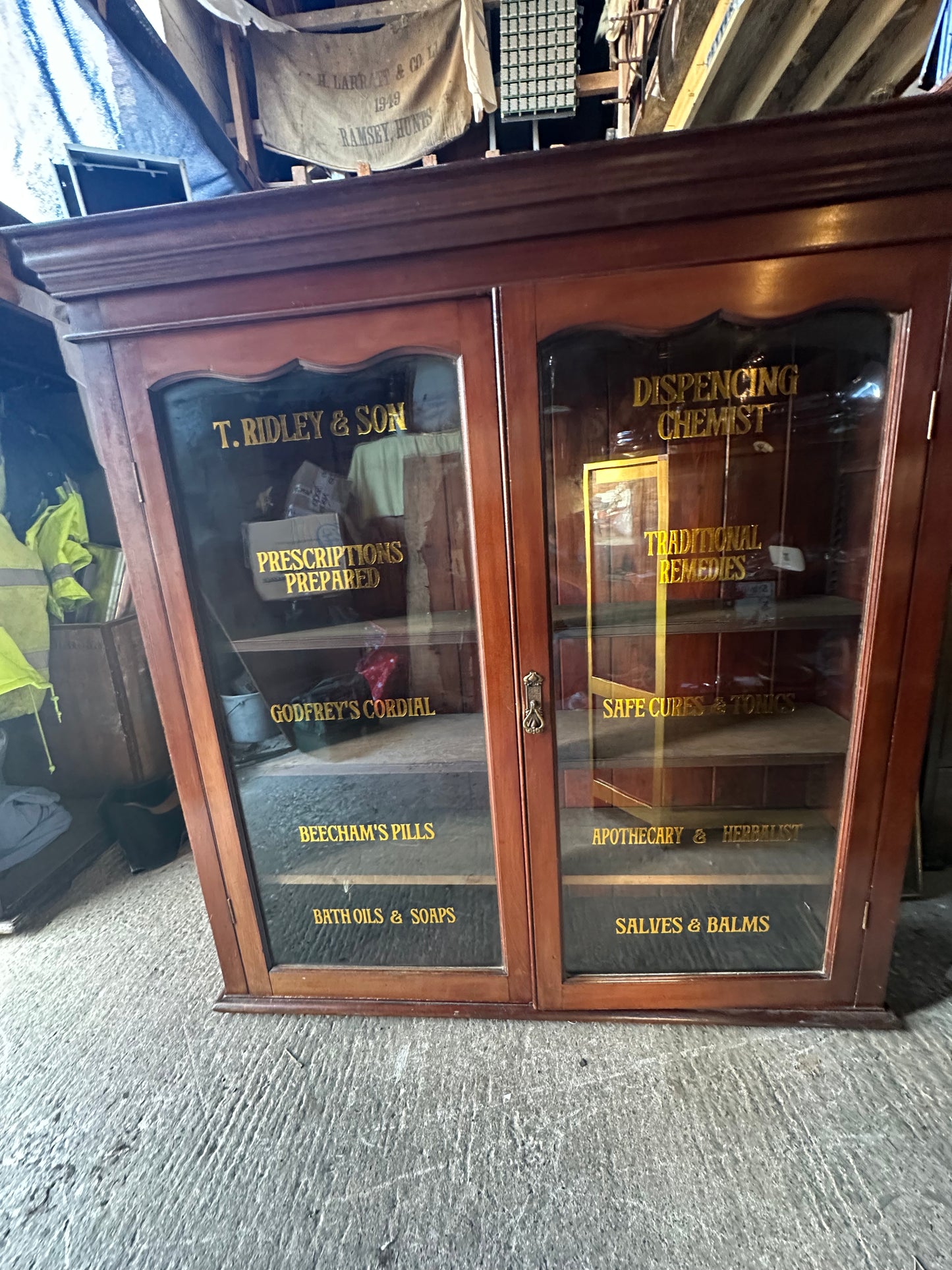 Antique Chemists Cabinet