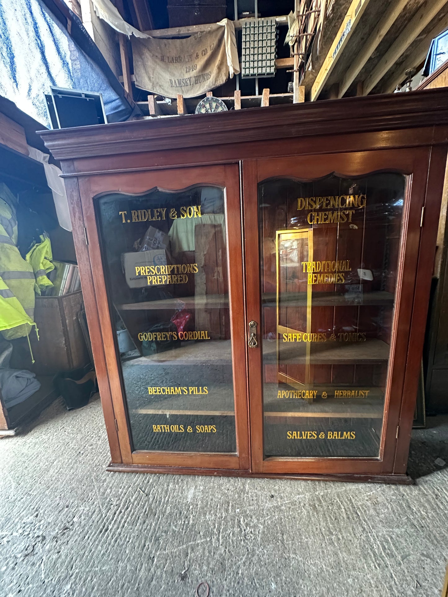 Antique Chemists Cabinet