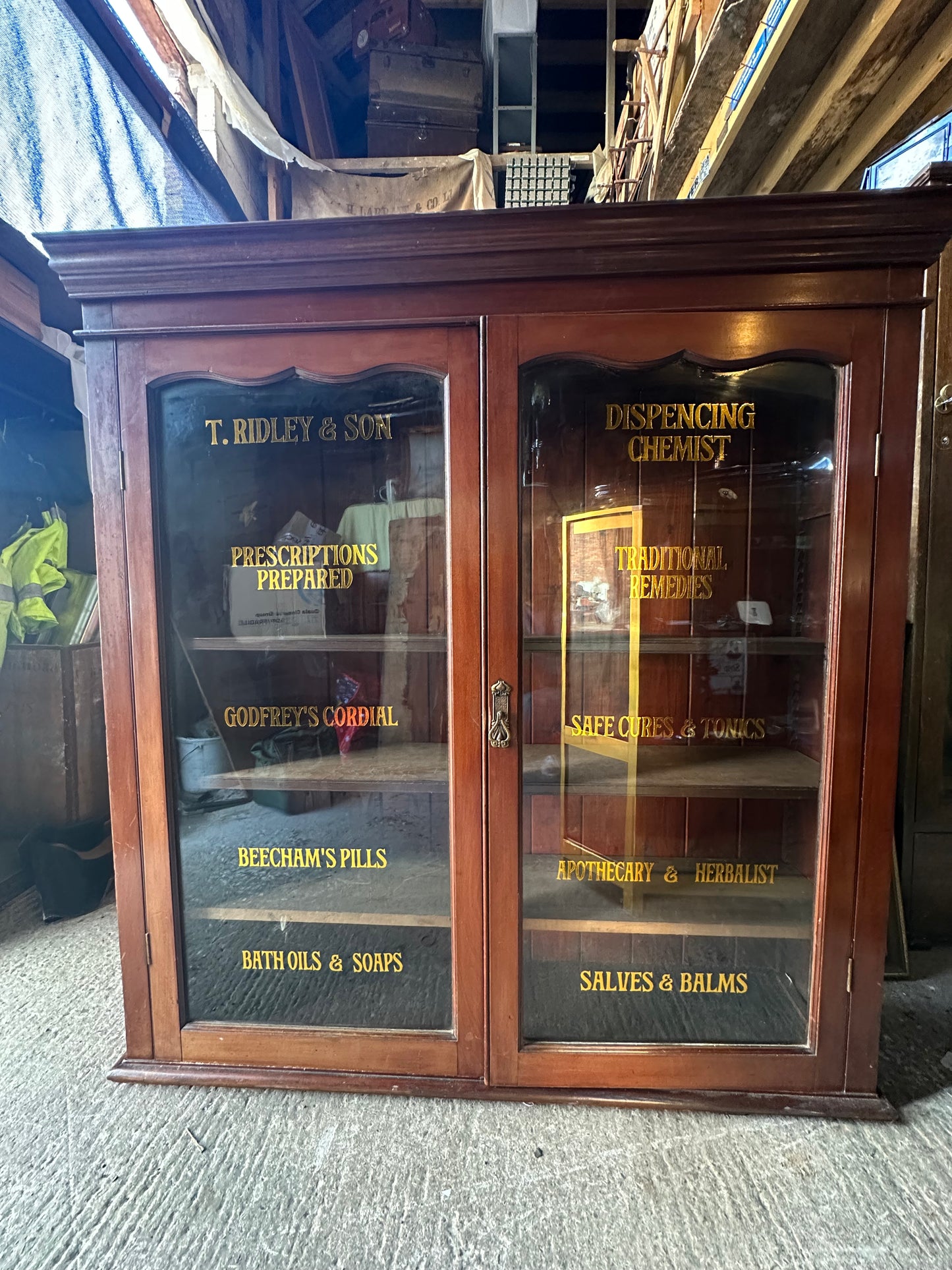 Antique Chemists Cabinet