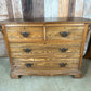 Antique Oak Arts and Crafts Chest of Two over Two Drawers, c 1920