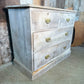Antique Early Victorian Pine Two over Two Chest of Drawers, c 1830