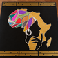 THE AFRICAN ASPECTS UPCYCLED - ONE-OFF FURNITURE ART Black table with stunning African woman/map feature -Giving furniture a second life with soul